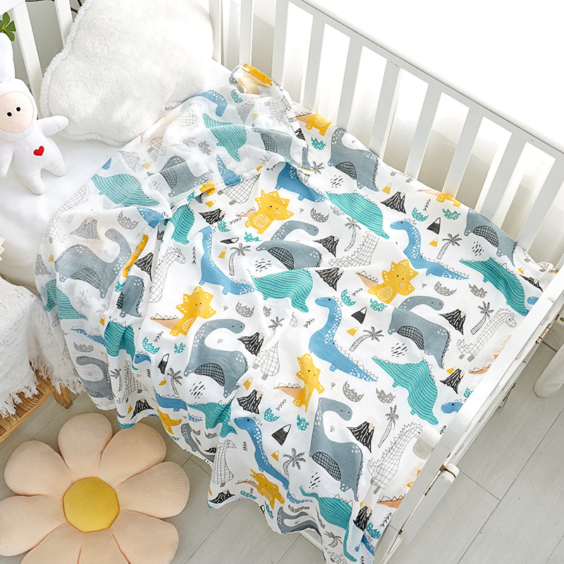 Baby Nursery Accessories - Newborn Baby Blanket Bamboo Cotton Swaddling