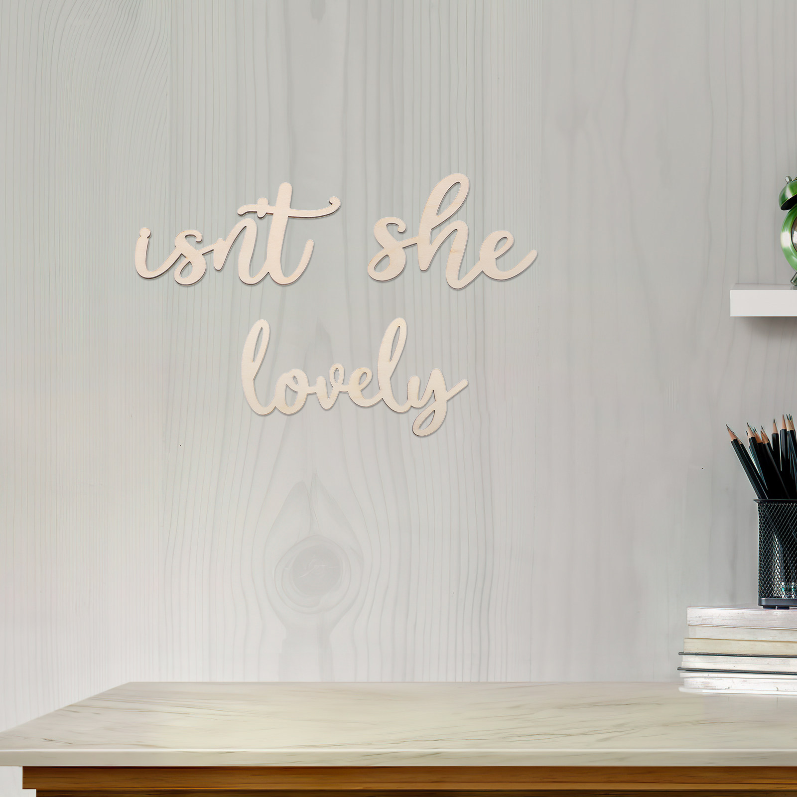 Baby Nursery Wall - Wood Sign Wooden Wall Sticker Baby