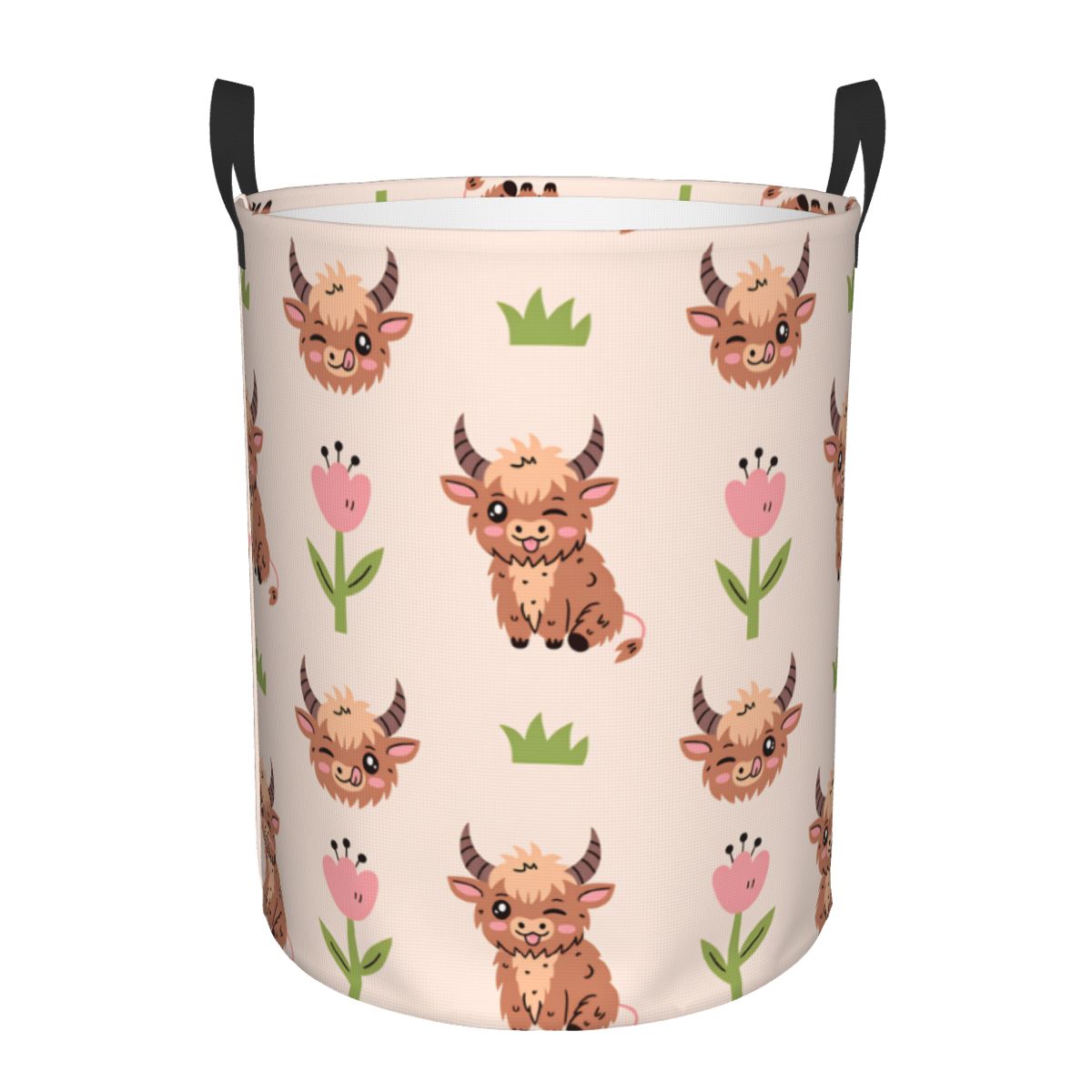 Cute Baby Highland Cows Laundr - огляд і ціна Baby Nursery Laundry Basket