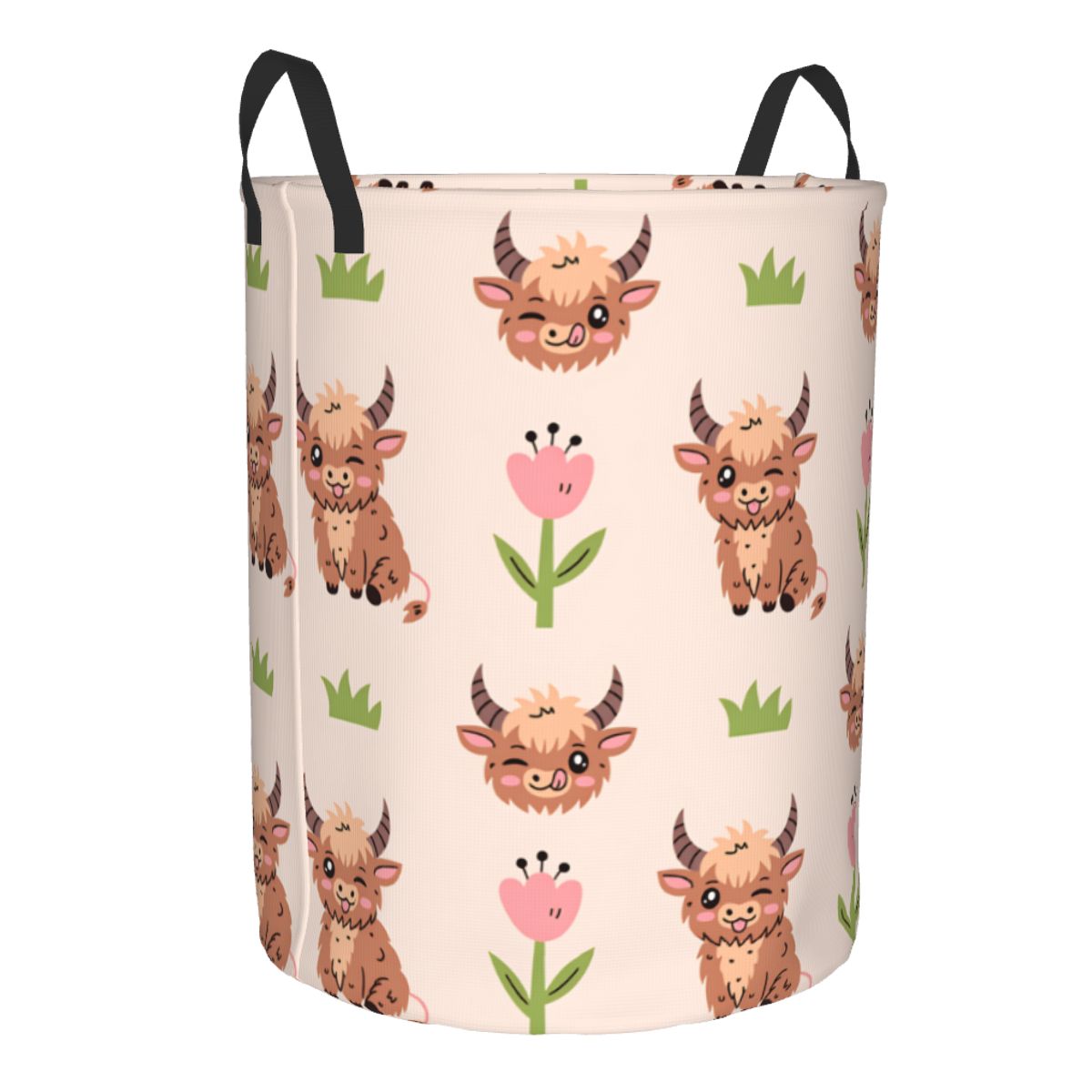Cute Baby Highland Cows Laundr - огляд і ціна Baby Nursery Laundry Basket