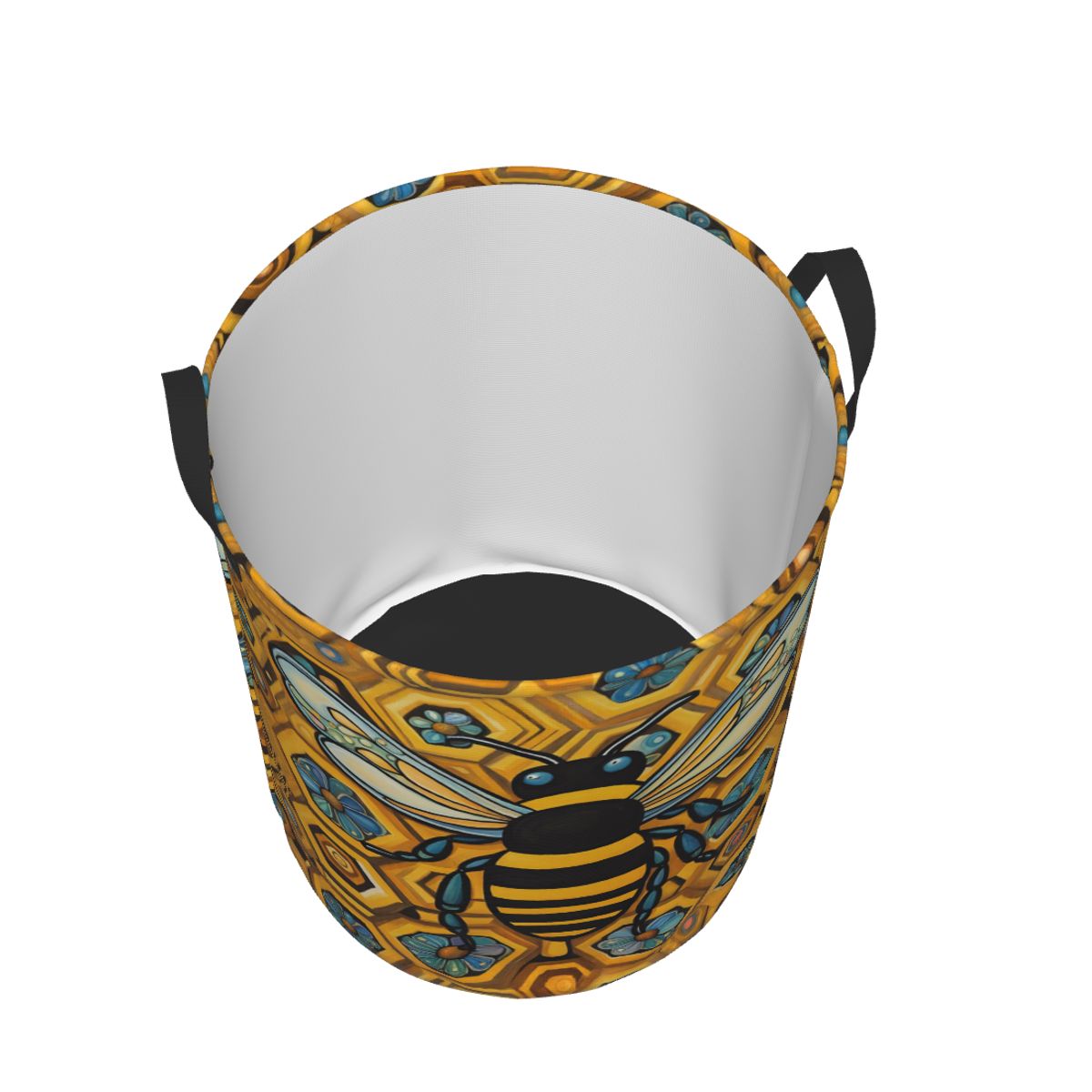 Bee And Honeycomb Print Laundr - огляд і ціна Baby Nursery Laundry Basket