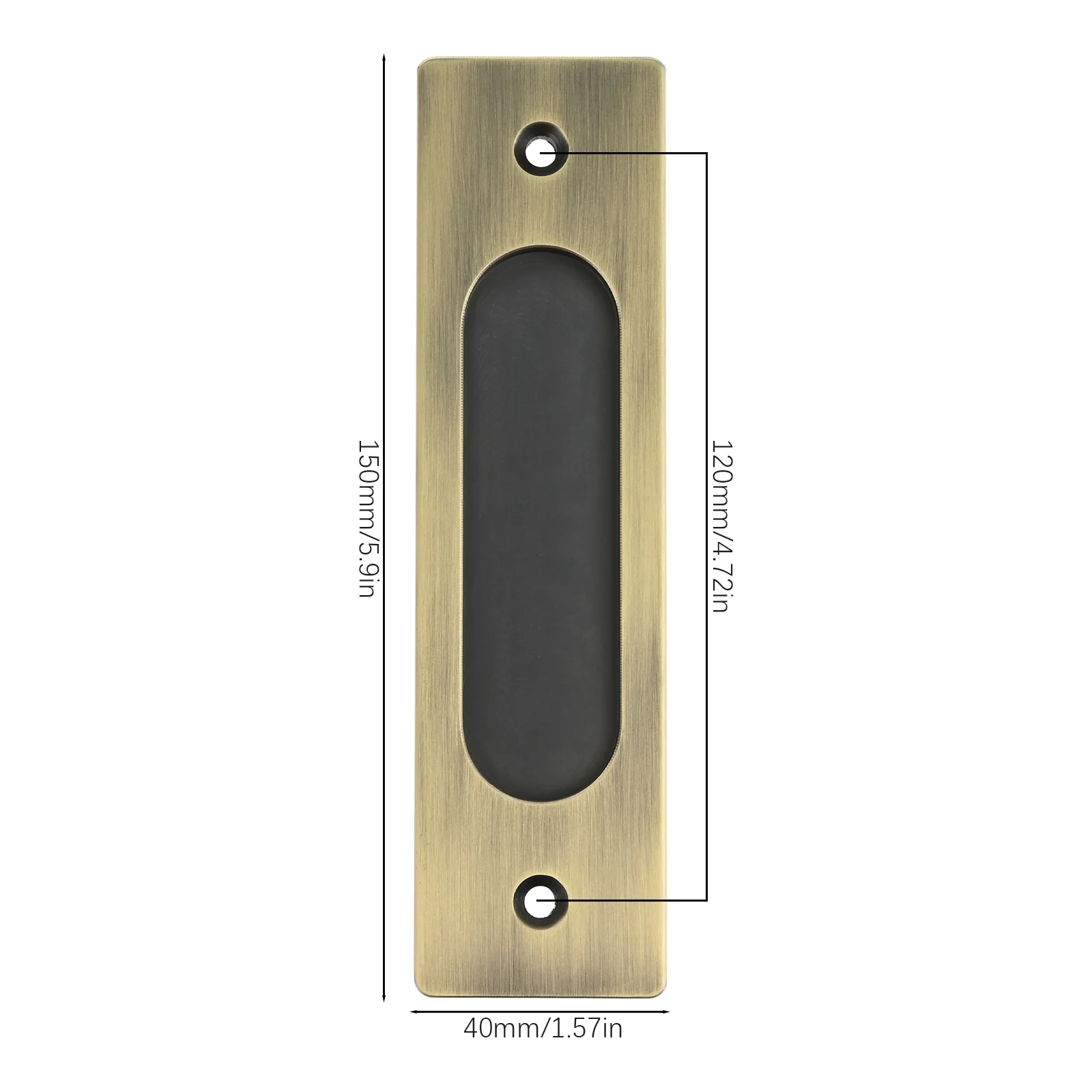 1pc Sliding Door Handle w/scre - огляд і ціна Drawer Dresser White