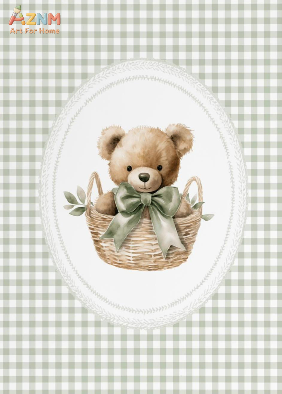Watercolor Teddy Bear Nursery  - огляд і ціна Baby Nursery Furniture Sets