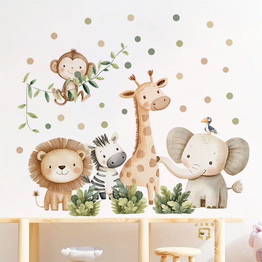 Boho Forest Animals Wall Stick - огляд і ціна Baby Nursery Furniture