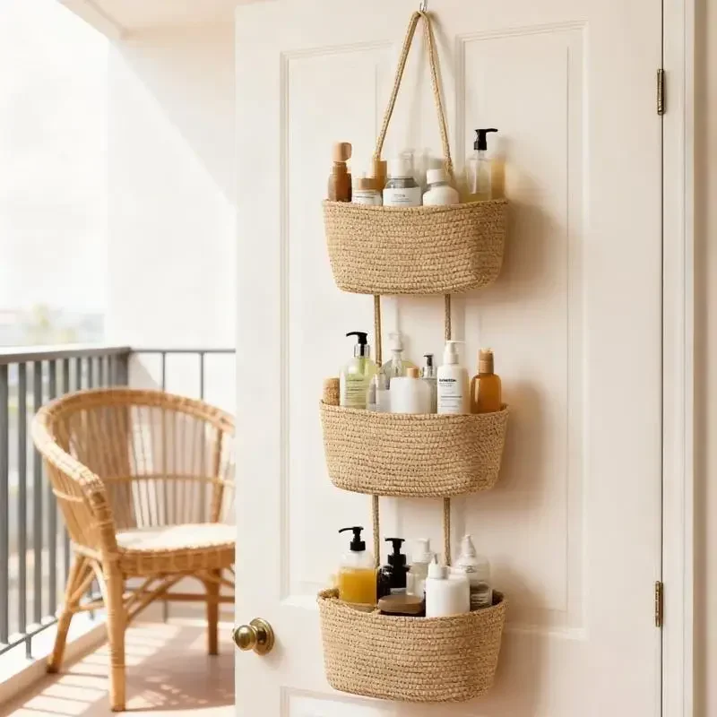 3-Tier Woven Cotton Hanging St - огляд і ціна Baby Nursery Laundry Basket