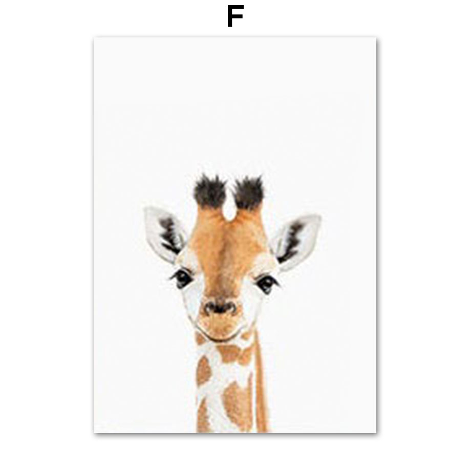 Baby Animal Nursery Wall Art P - огляд і ціна Baby Nursery Zoo Animals
