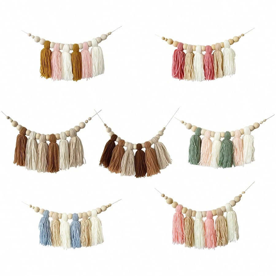 Boho Cotton Tassel Garland Wal - огляд і ціна Baby Nursery Garland