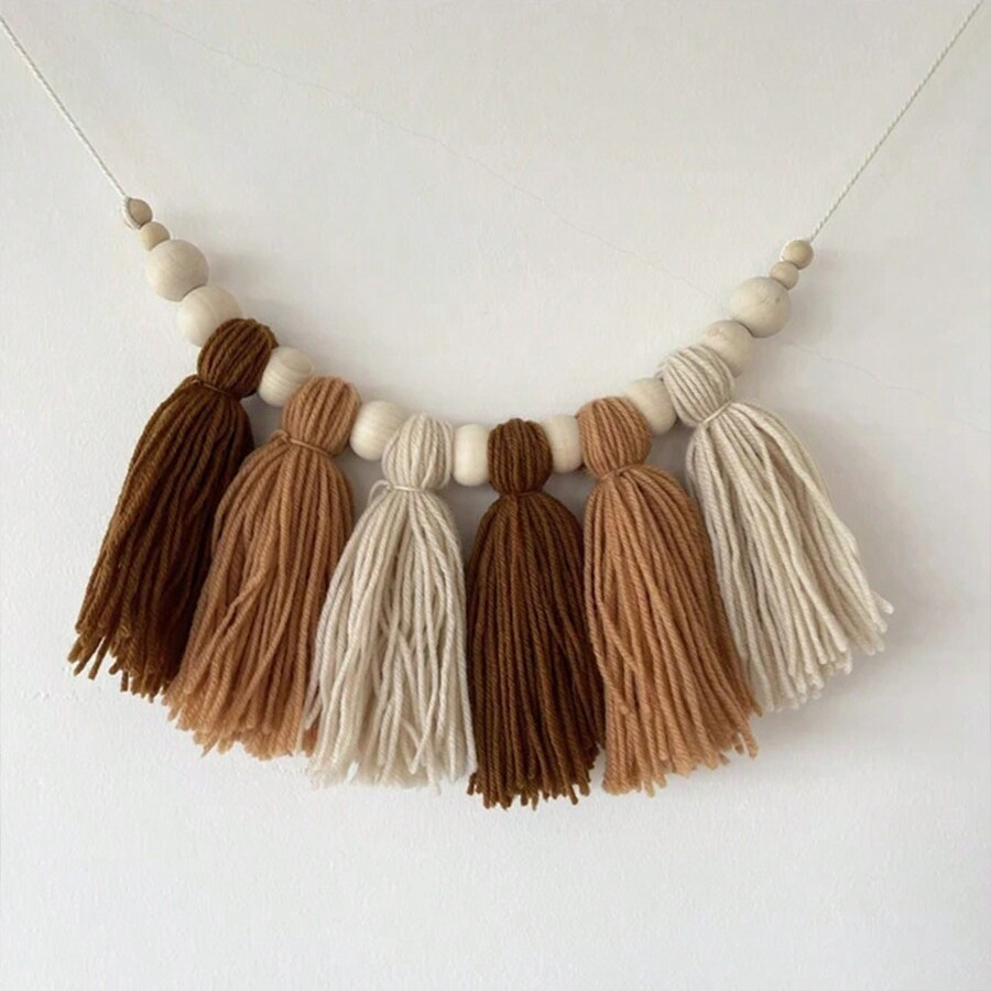 Boho Cotton Tassel Garland Wal - огляд і ціна Baby Nursery Garland