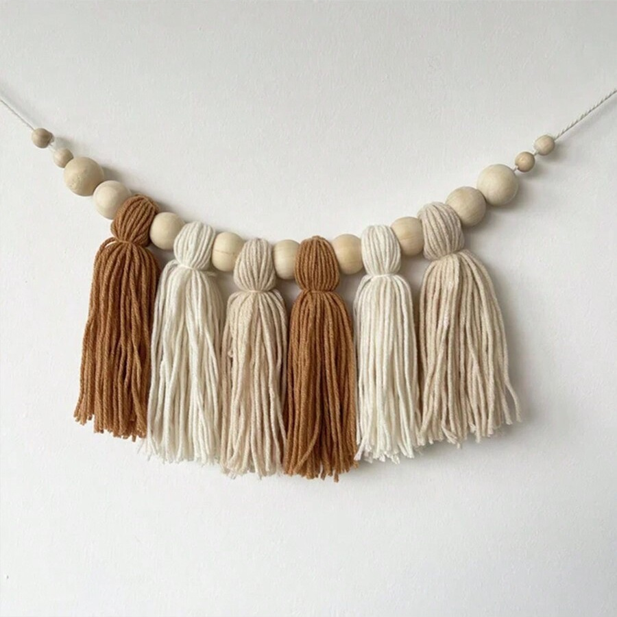 Boho Cotton Tassel Garland Wal - огляд і ціна Baby Nursery Garland