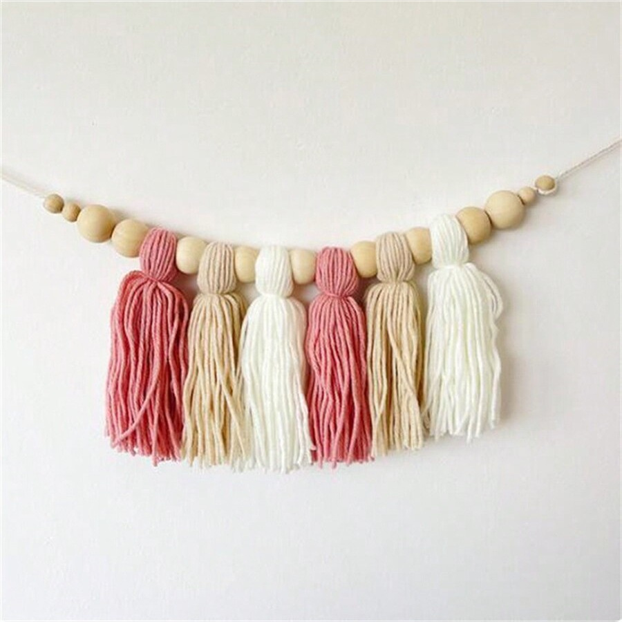 Boho Cotton Tassel Garland Wal - огляд і ціна Baby Nursery Garland
