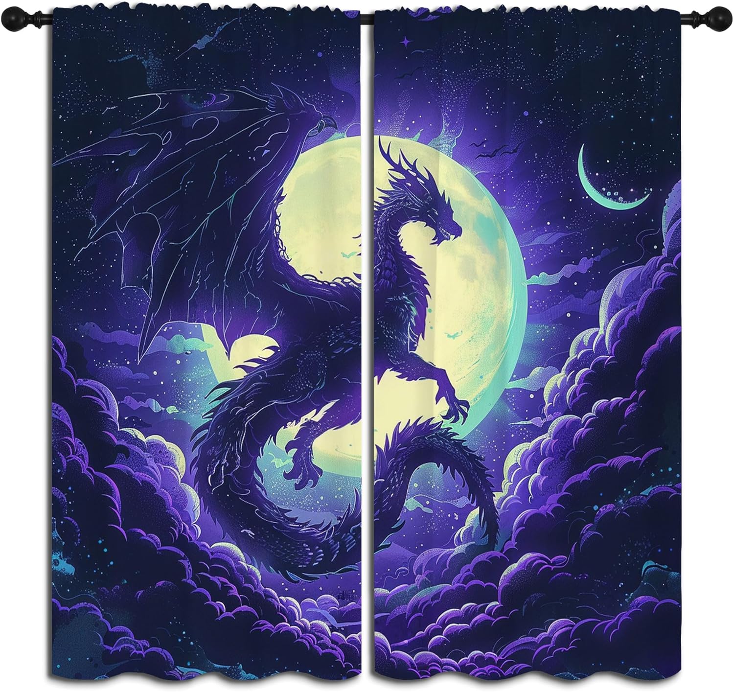 Purple Dragon Blackout Curtain - огляд і ціна Blackout Curtain Nursery