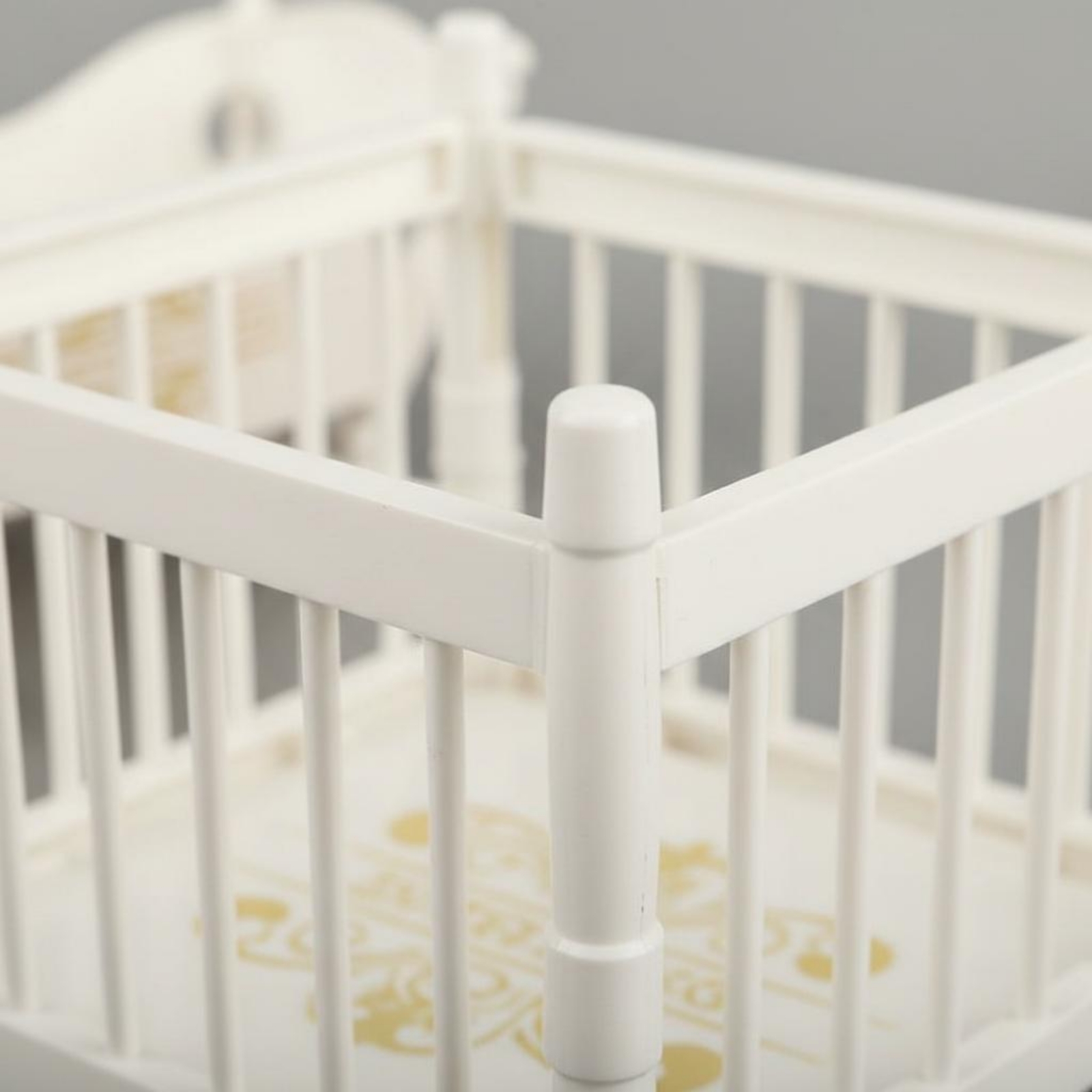 2 Pieces Miniature Cradle and  - огляд і ціна Baby Nursery Furniture Sets