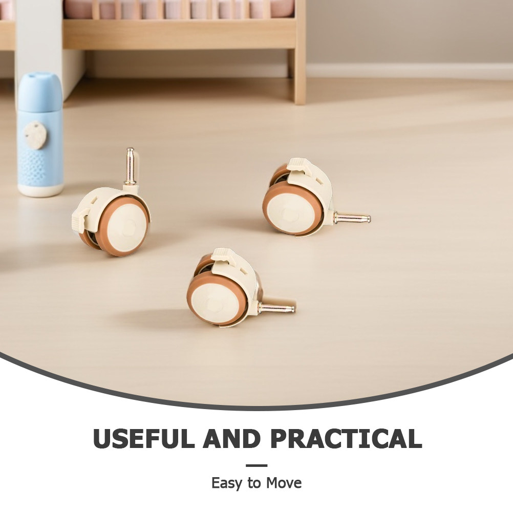4Pcs Baby Crib Wheels Rubber S - огляд і ціна Baby Nursery Furniture Sets