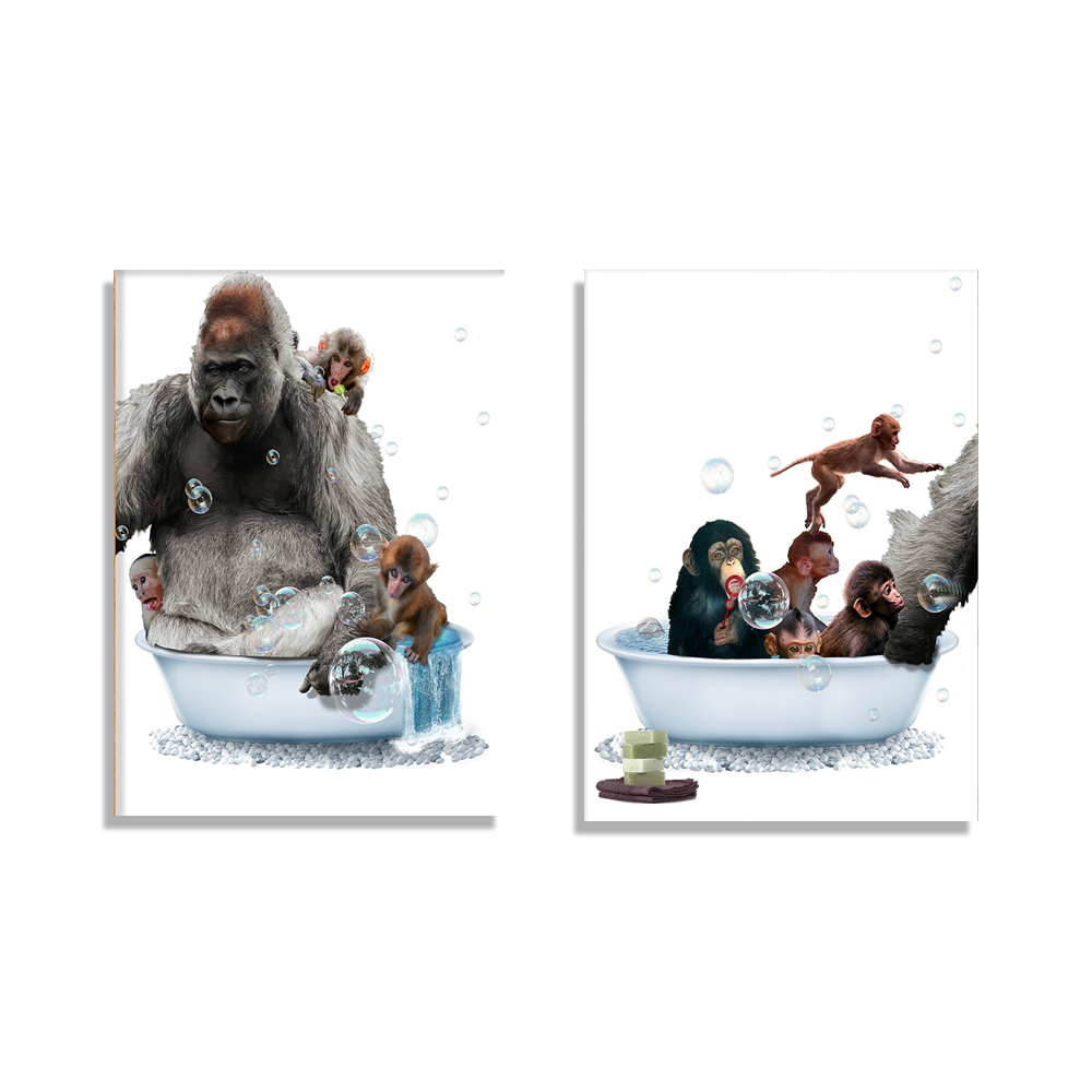 Gorilla Nursery Tub Print, Bab - огляд і ціна Baby Nursery Zoo Animals