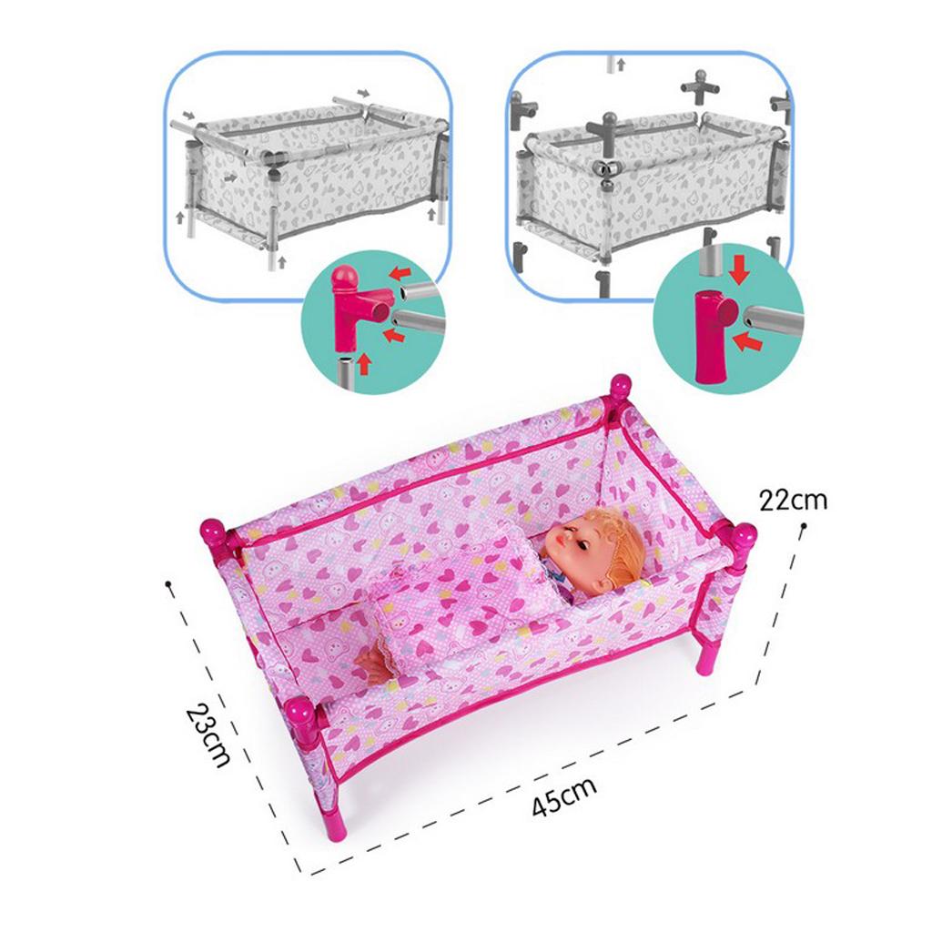 Simulation Baby Doll Bed Crib  - огляд і ціна Baby Nursery Furniture Sets