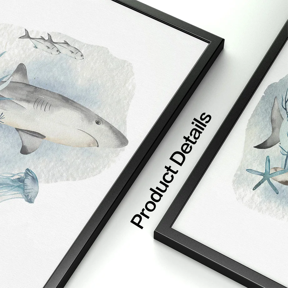 Posters And Prints Whale Fish  - огляд і ціна Baby Nursery Images