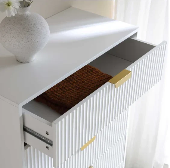 A Modern Style Large Storage S - огляд і ціна Drawer Dresser White