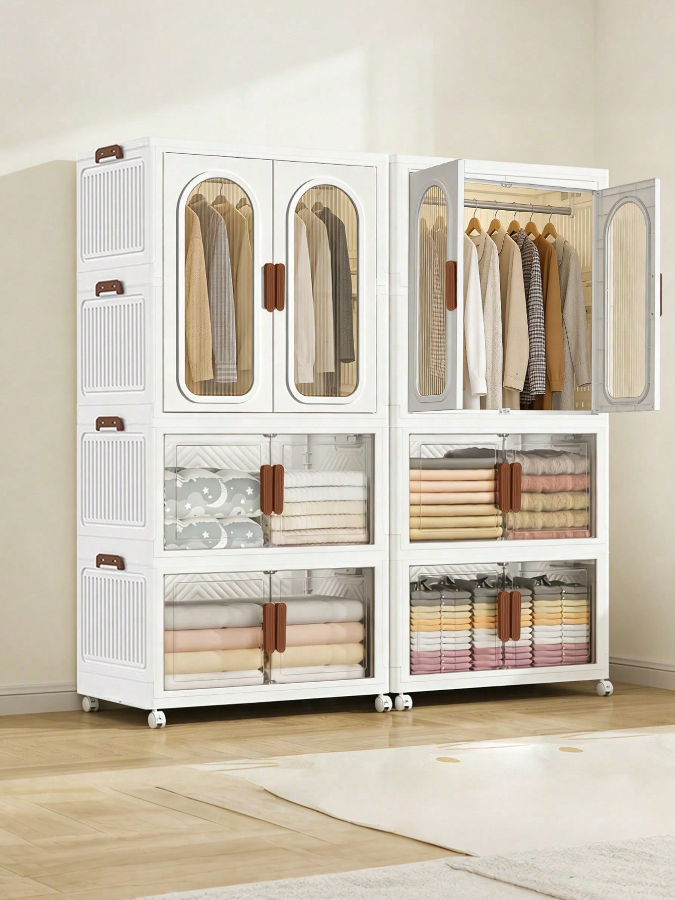 70cm 27.55 Inch Large Foldable - огляд і ціна Drawer Dresser White