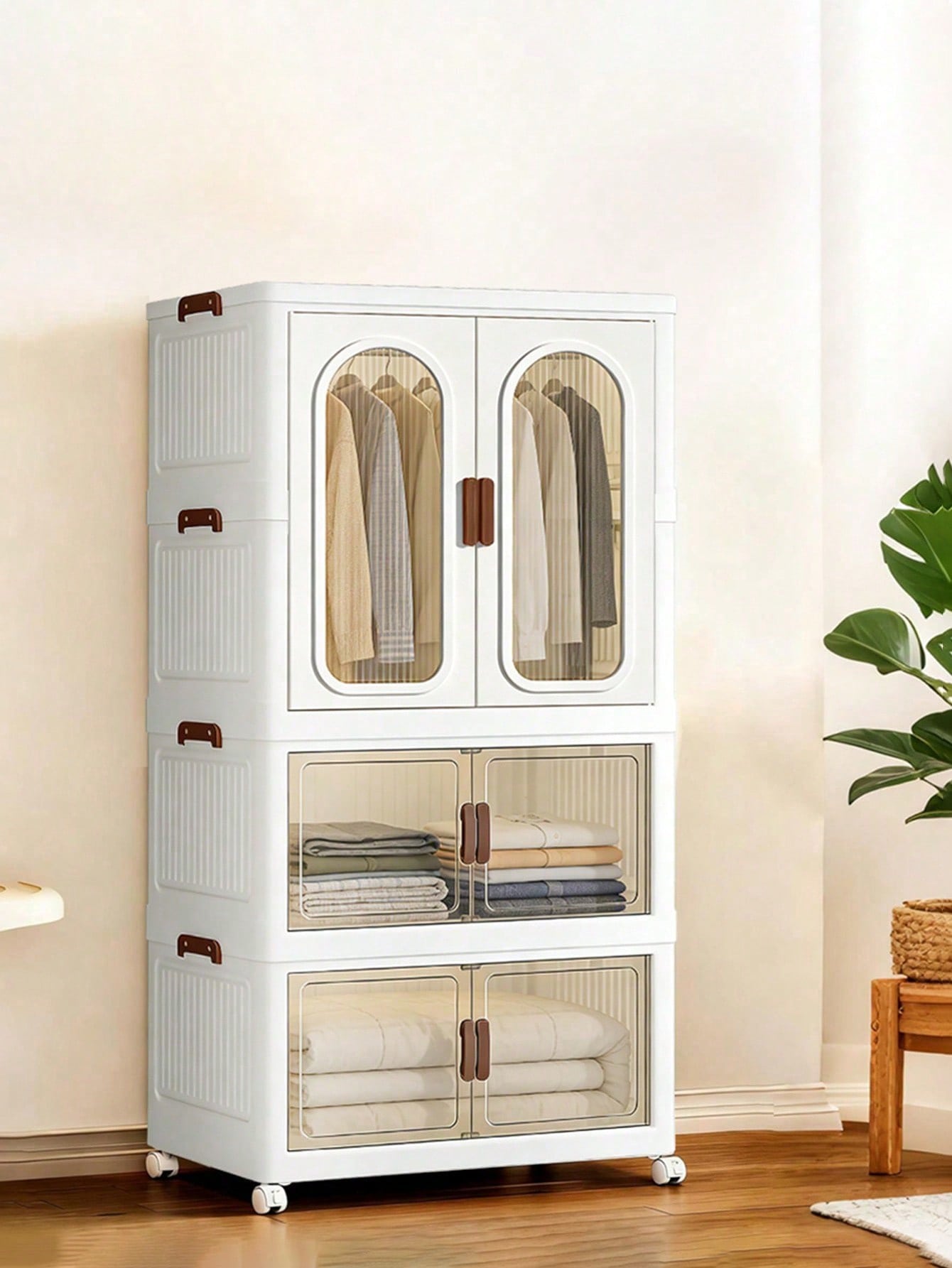 70cm 27.55 Inch Large Foldable - огляд і ціна Drawer Dresser White