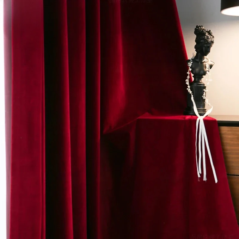 Nordic Modern Burgundy Red Lux - огляд і ціна Blackout Curtain Nursery