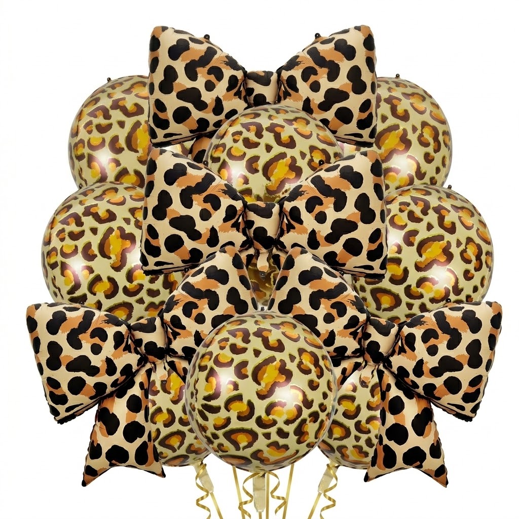 Giant Leopard Print Bowknot Ma - огляд і ціна Baby Nursery Jungle Theme