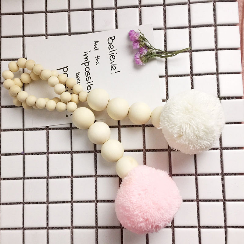 Wooden Beads Tassel Ball Garla - огляд і ціна Baby Nursery Garland