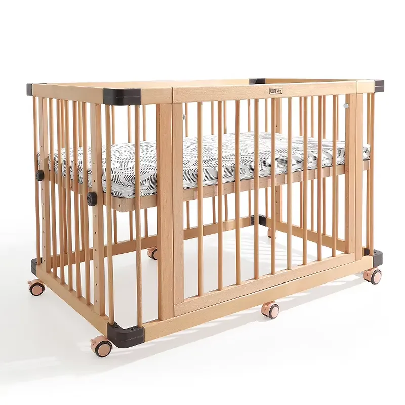 Solid Beech Wood Baby Crib Mul - огляд і ціна Baby Nursery Furniture Sets