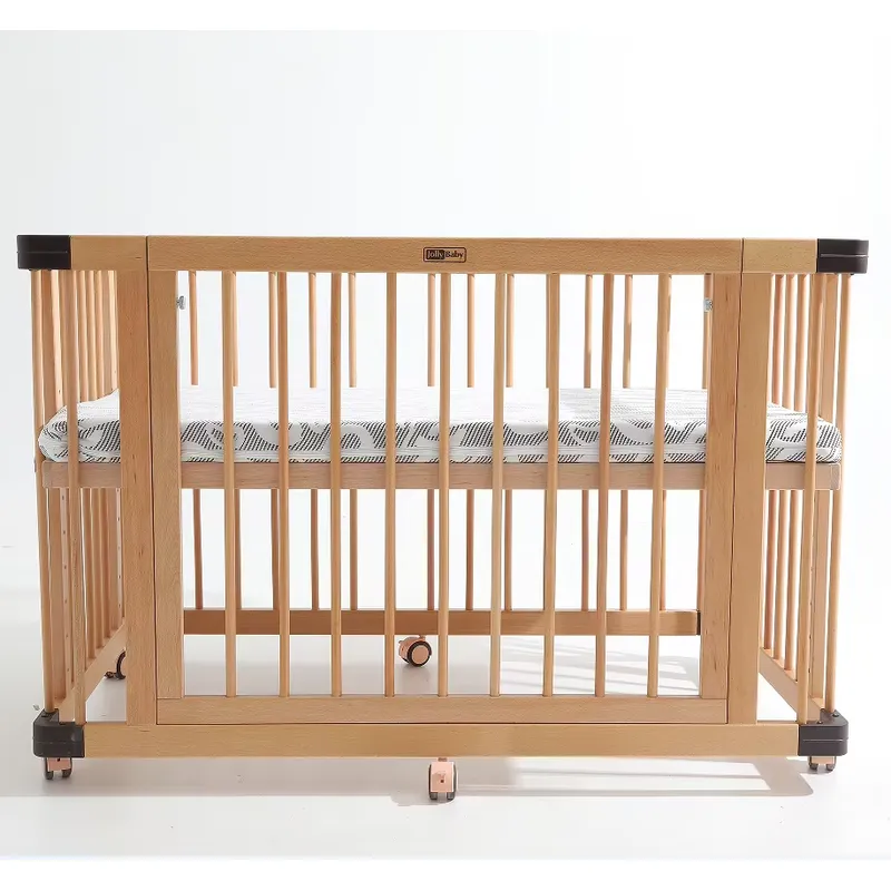 Solid Beech Wood Baby Crib Mul - огляд і ціна Baby Nursery Furniture Sets