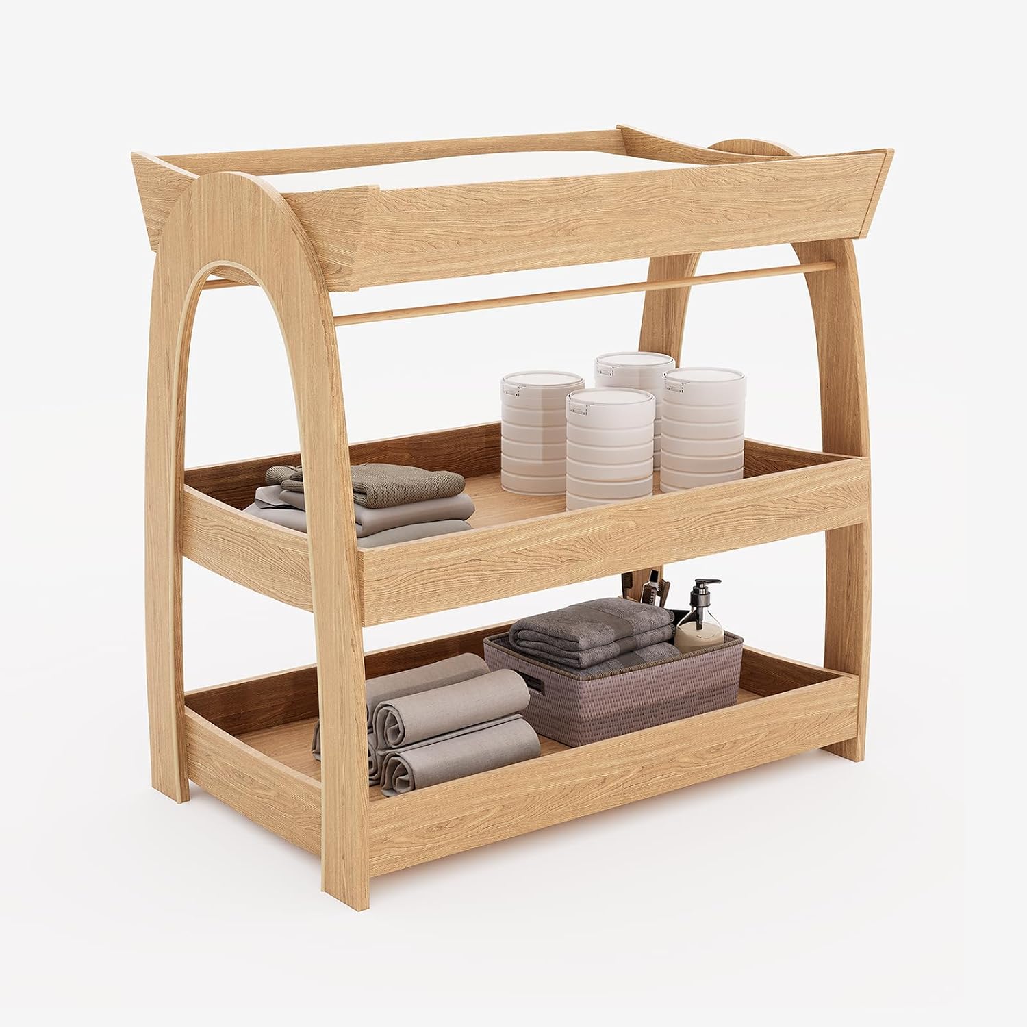Baby Changing Table, Wood Diap - огляд і ціна Baby Nursery Shelves