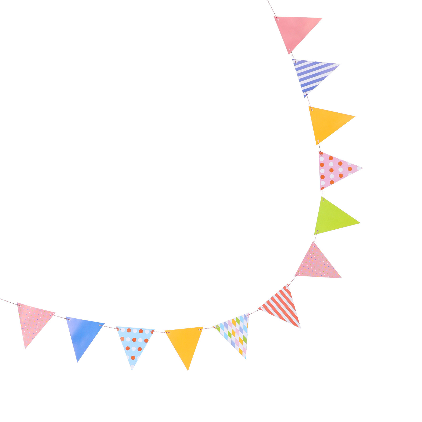 Easy Install Triangle Paper Fl - огляд і ціна Baby Nursery Garland