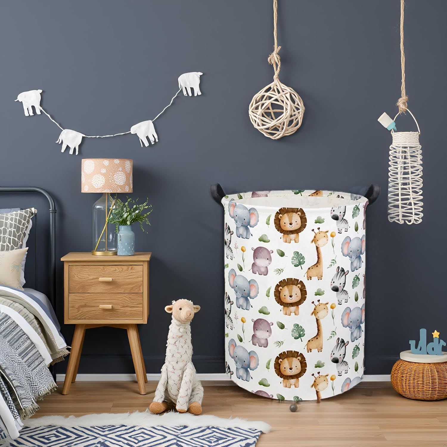 Baby Laundry Hamper Basket Bab - огляд і ціна Baby Nursery Laundry Basket