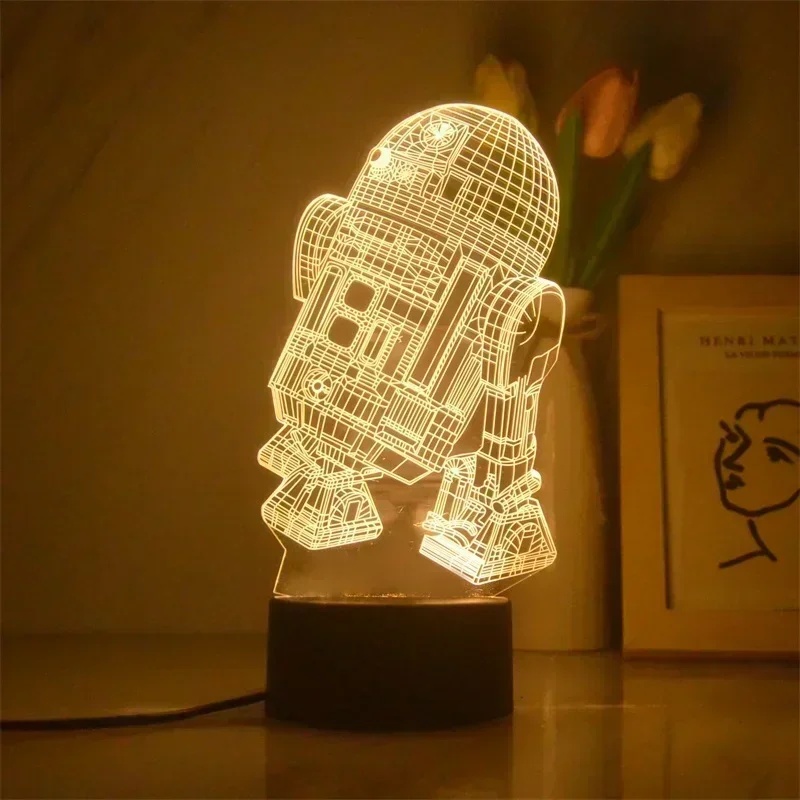 Cartoon 3D Anime Lamp Yoda Bab - огляд і ціна Baby Yoda Nursery