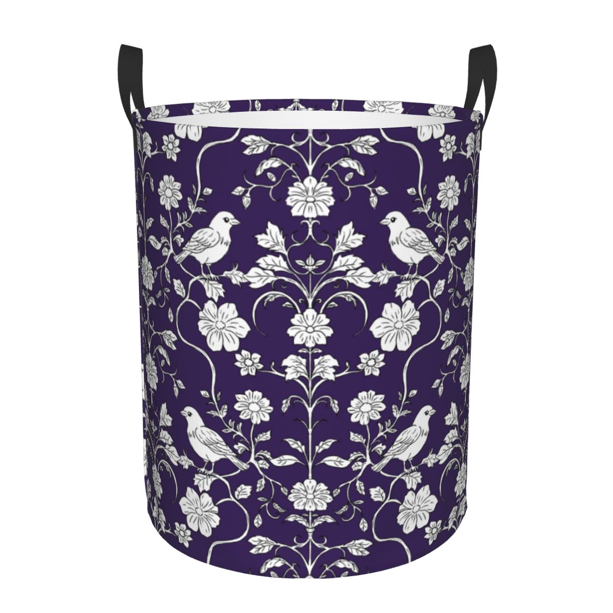 Birds And Flowers Pattern Laun - огляд і ціна Baby Nursery Laundry Basket