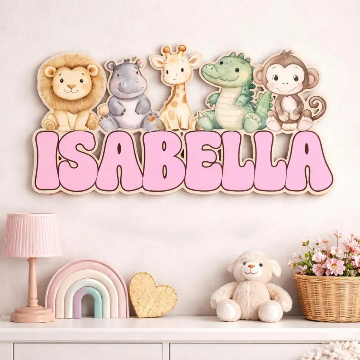 1Pc Custom Jungle Theme Safari - огляд і ціна Baby Nursery Jungle Theme