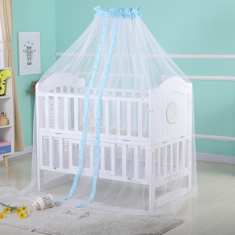 Mosquito Nets White Blue Baby  - огляд і ціна Baby Nursery Accessories