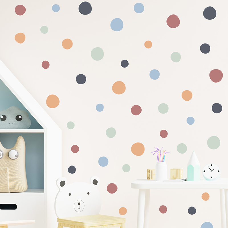 60pcs/set Polka Dots Irregular - огляд і ціна Baby Nursery Furniture Sets