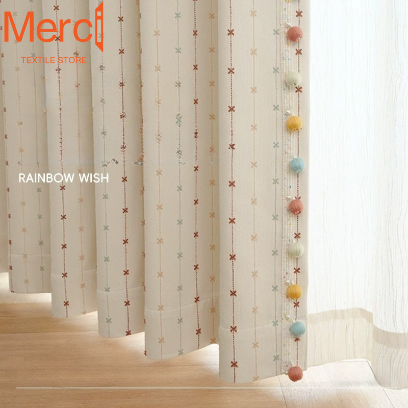 Rainbow Star Wishes Children's - огляд і ціна Blackout Curtain Nursery