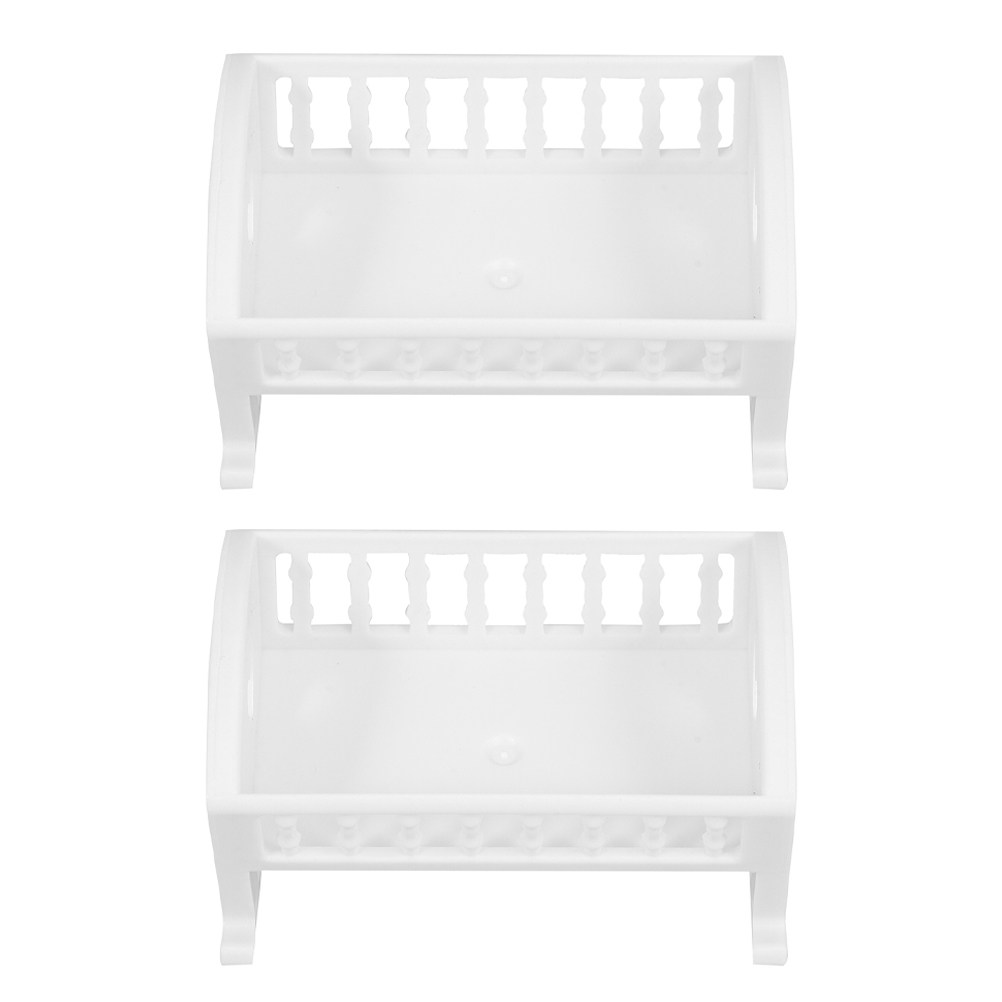 2Pcs Miniature Baby Crib Dollh - огляд і ціна Baby Nursery Furniture Sets