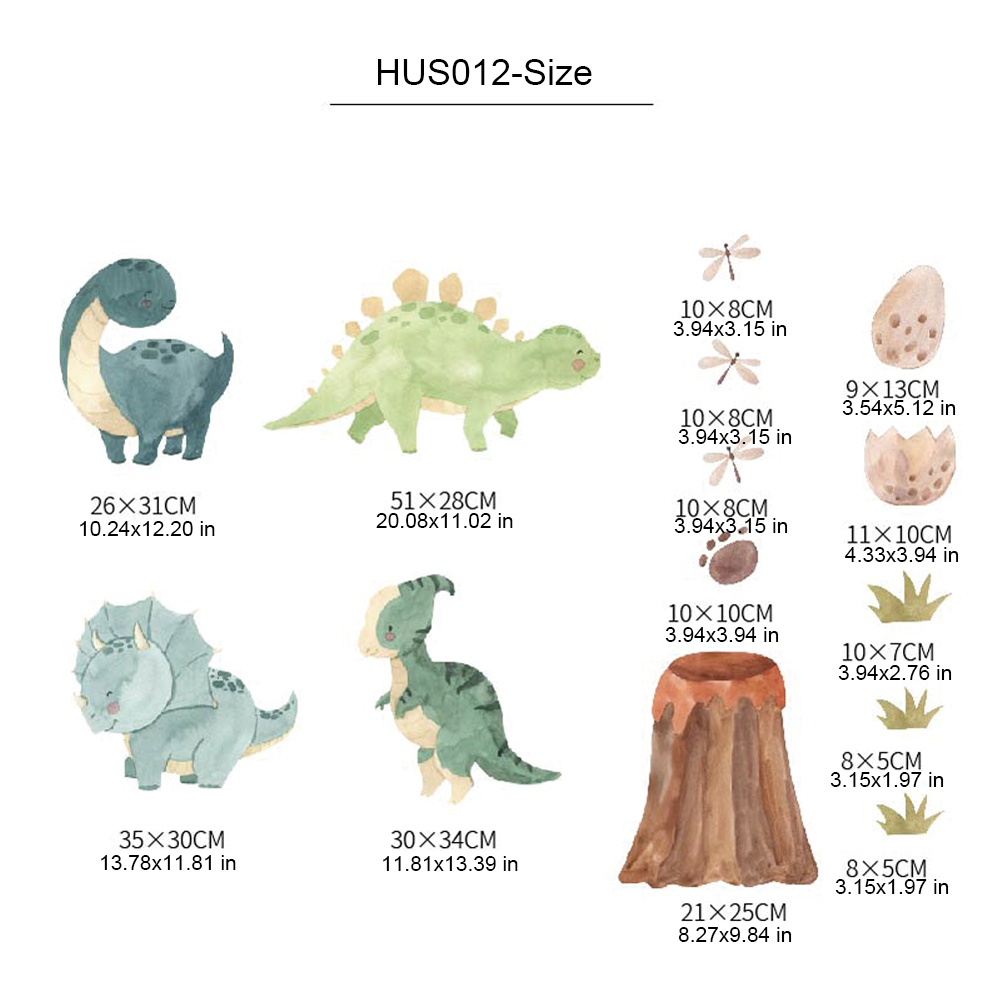 Dinosaur Wall Decals, Dino Alp - огляд і ціна Baby Nursery Accessories