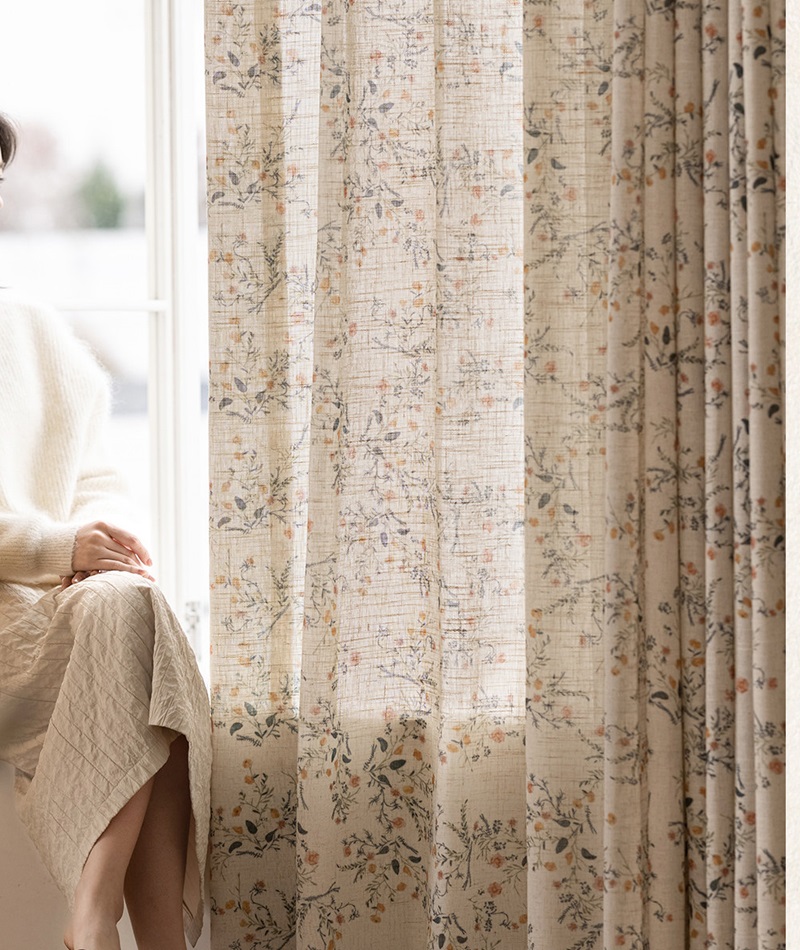 Cotton linen printed curtains  - огляд і ціна Blackout Curtain Nursery