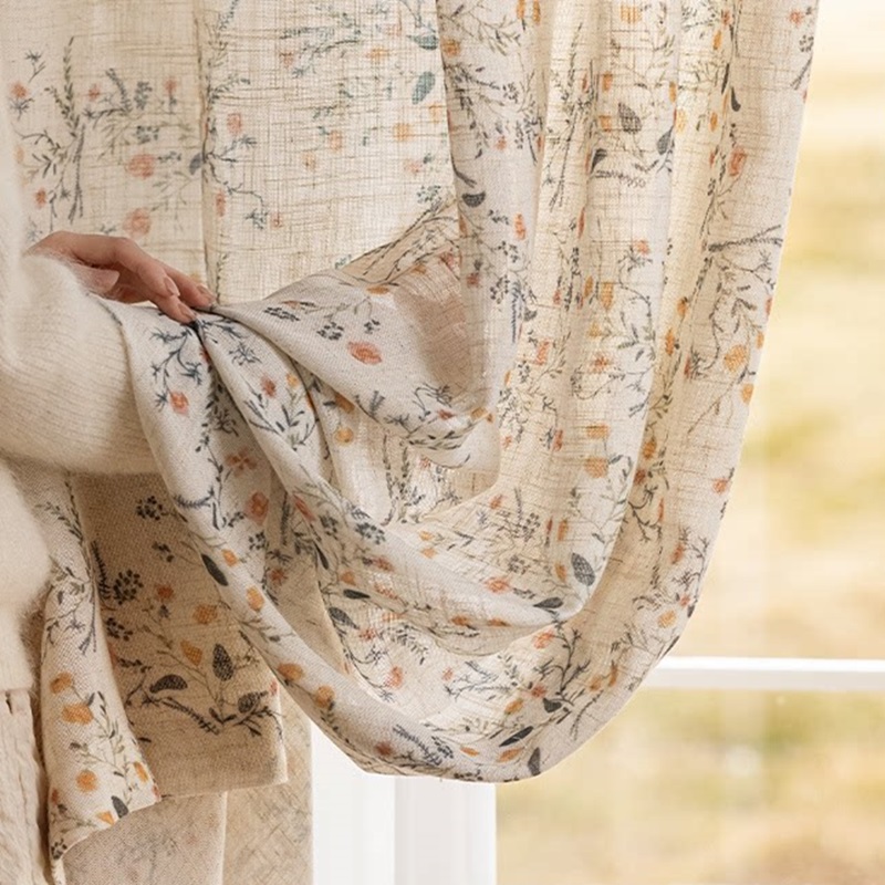 Cotton linen printed curtains  - огляд і ціна Blackout Curtain Nursery