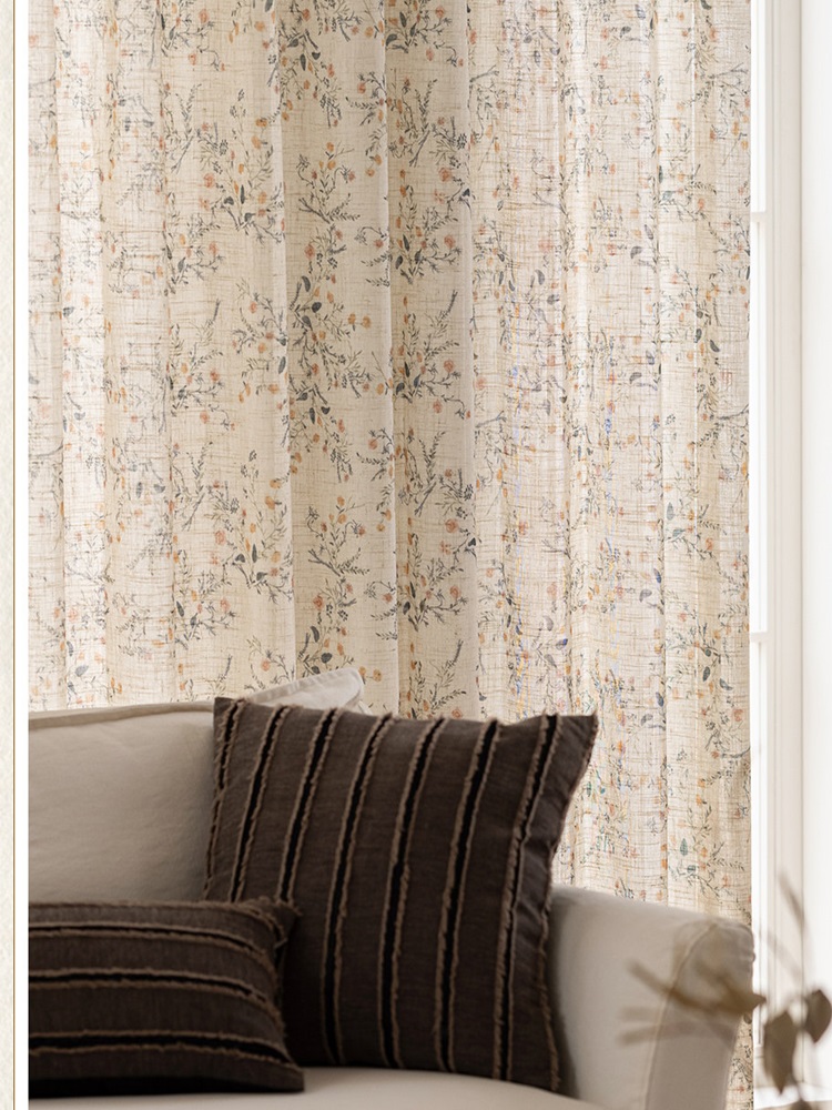 Cotton linen printed curtains  - огляд і ціна Blackout Curtain Nursery