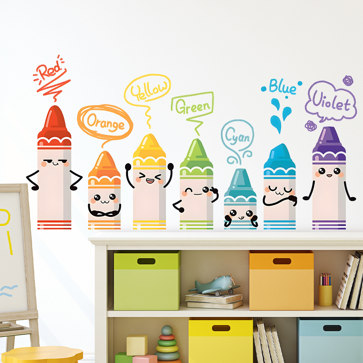 Cartoon Cute Colorful Crayon P - огляд і ціна Baby Nursery Furniture