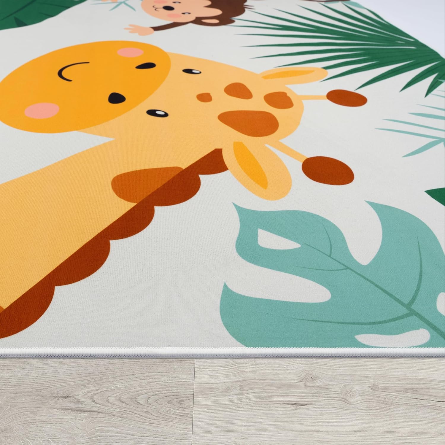 Soft Round Jungle Animal Print - огляд і ціна Baby Nursery Jungle Theme