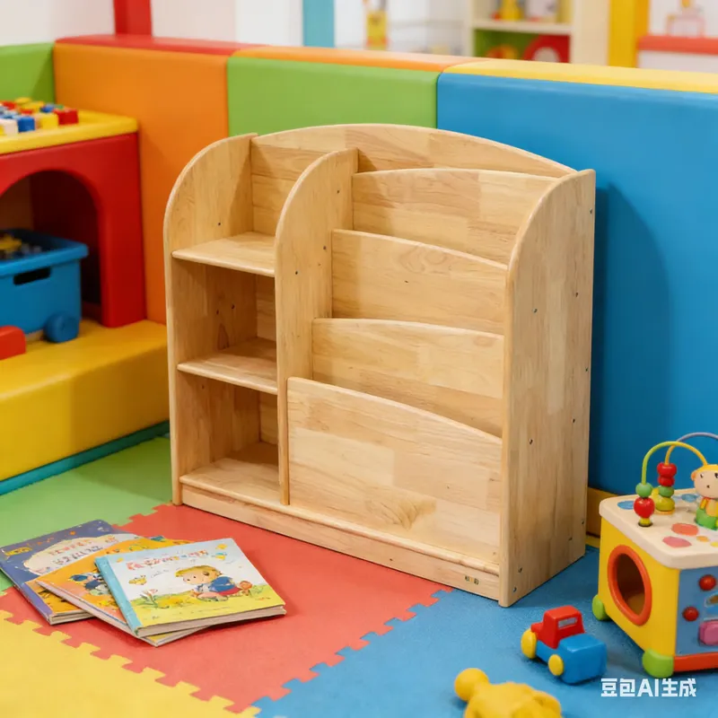 Solid Wood Kids Storage Cabine - огляд і ціна Baby Nursery Shelves
