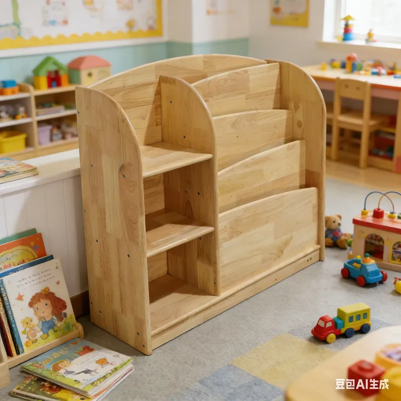 Solid Wood Kids Storage Cabine - огляд і ціна Baby Nursery Shelves