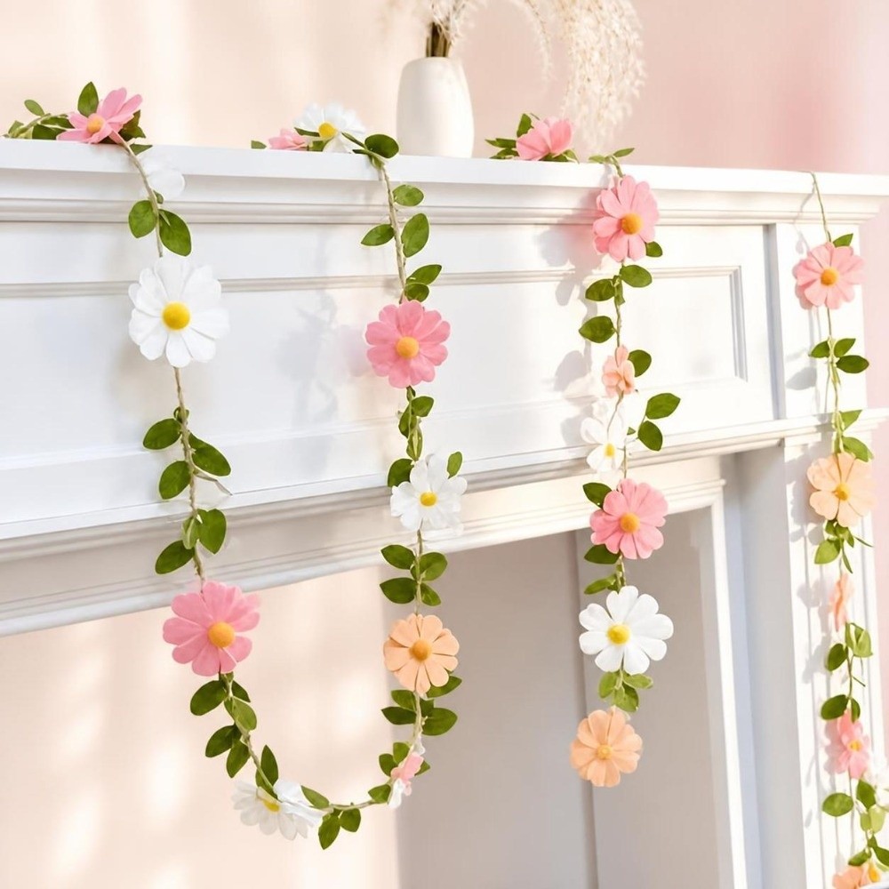 200CM Felt Daisy Banner Felt D - огляд і ціна Baby Nursery Garland