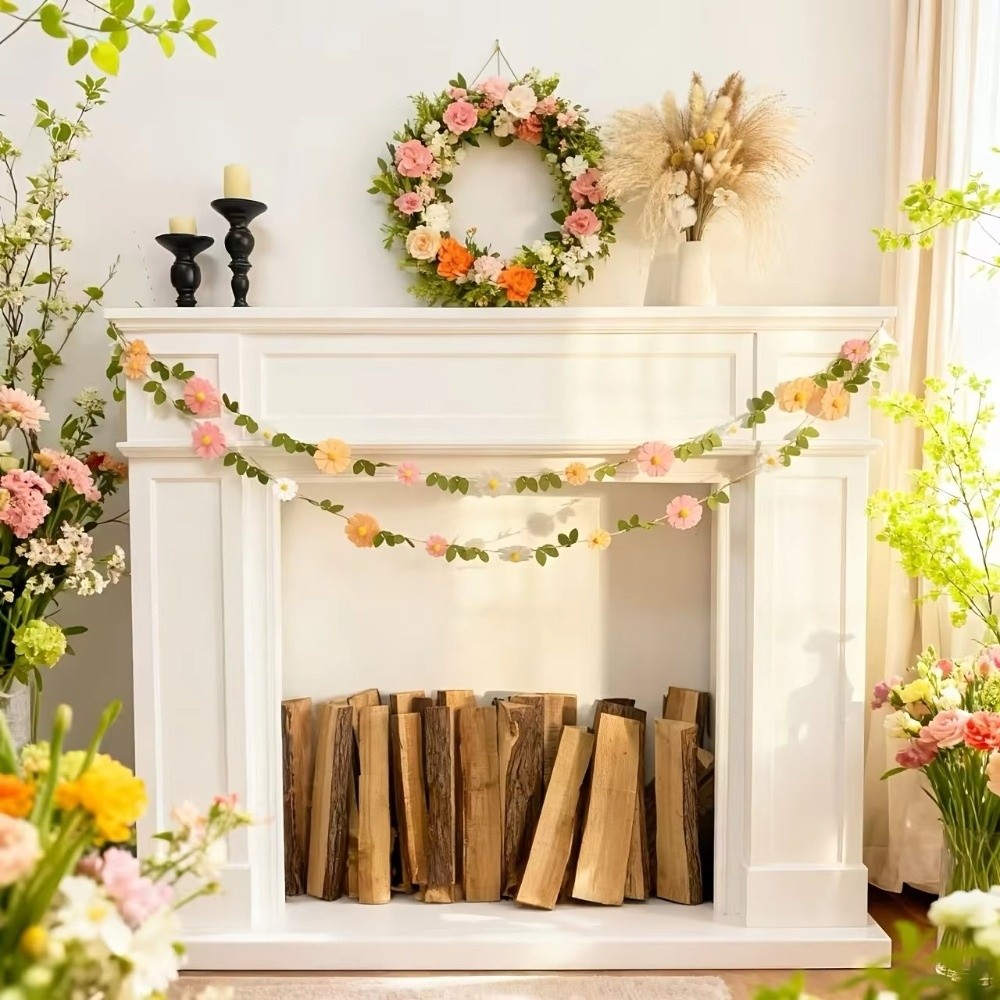 200CM Felt Daisy Banner Felt D - огляд і ціна Baby Nursery Garland