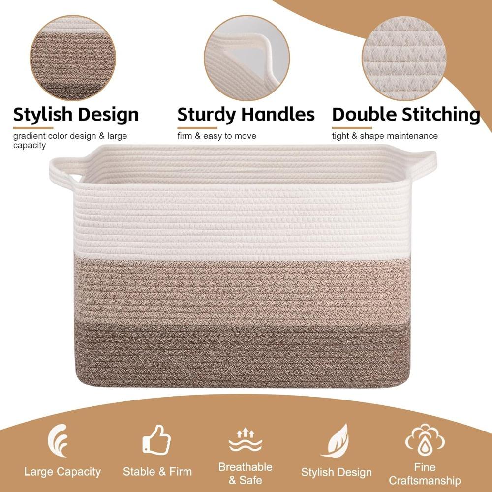 Extra Large 65L Woven Storage  - огляд і ціна Baby Nursery Laundry Basket