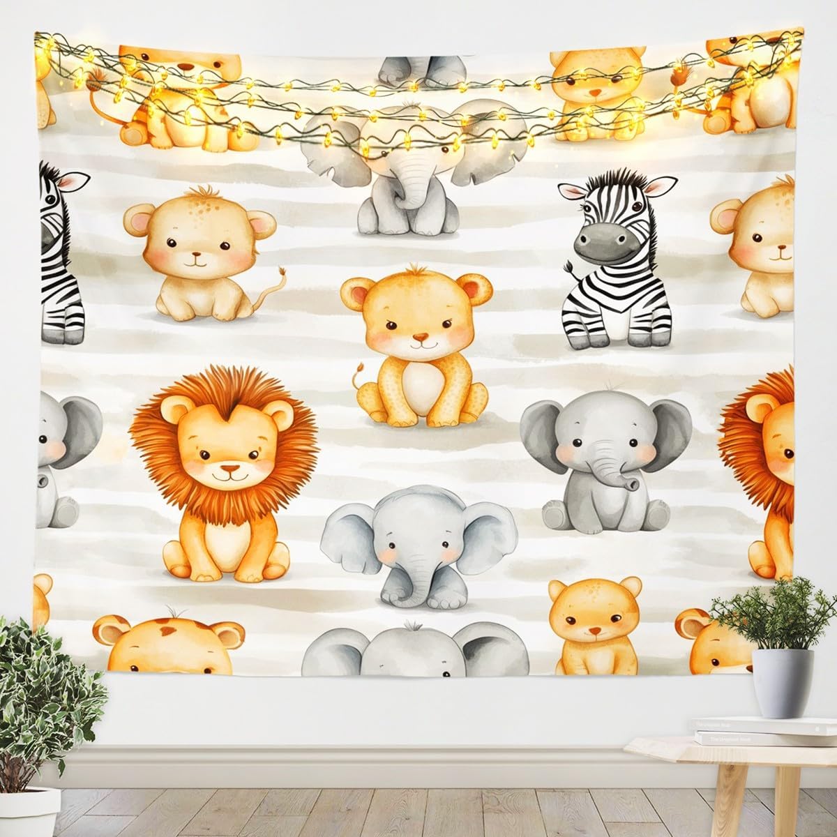 Cute Safari Jungle Animals Tap - огляд і ціна Baby Nursery Zoo Animals